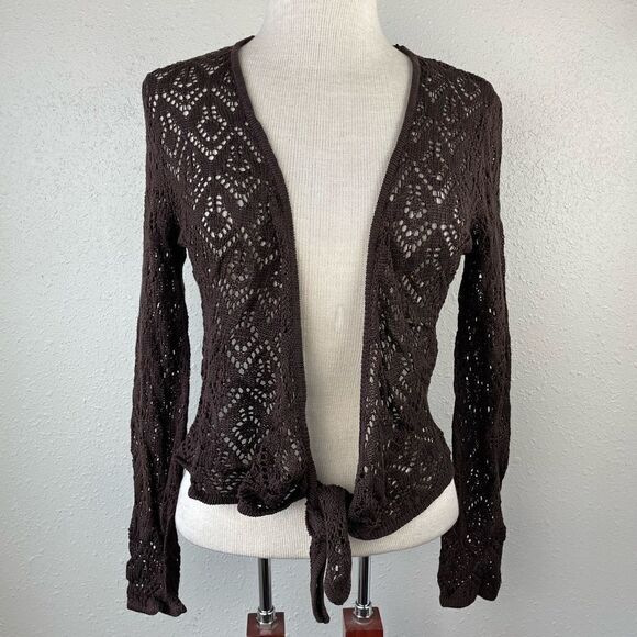 NWT Luciano Dante Silk Blend loose Kint Cardigan Sweater Tip Size M - Picture 1 of 6